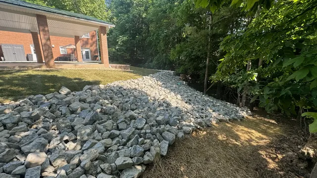 Drainage installation in Roanoke
